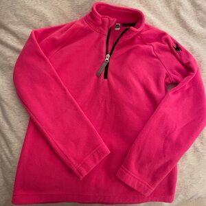 Girls pink Spyder fleece